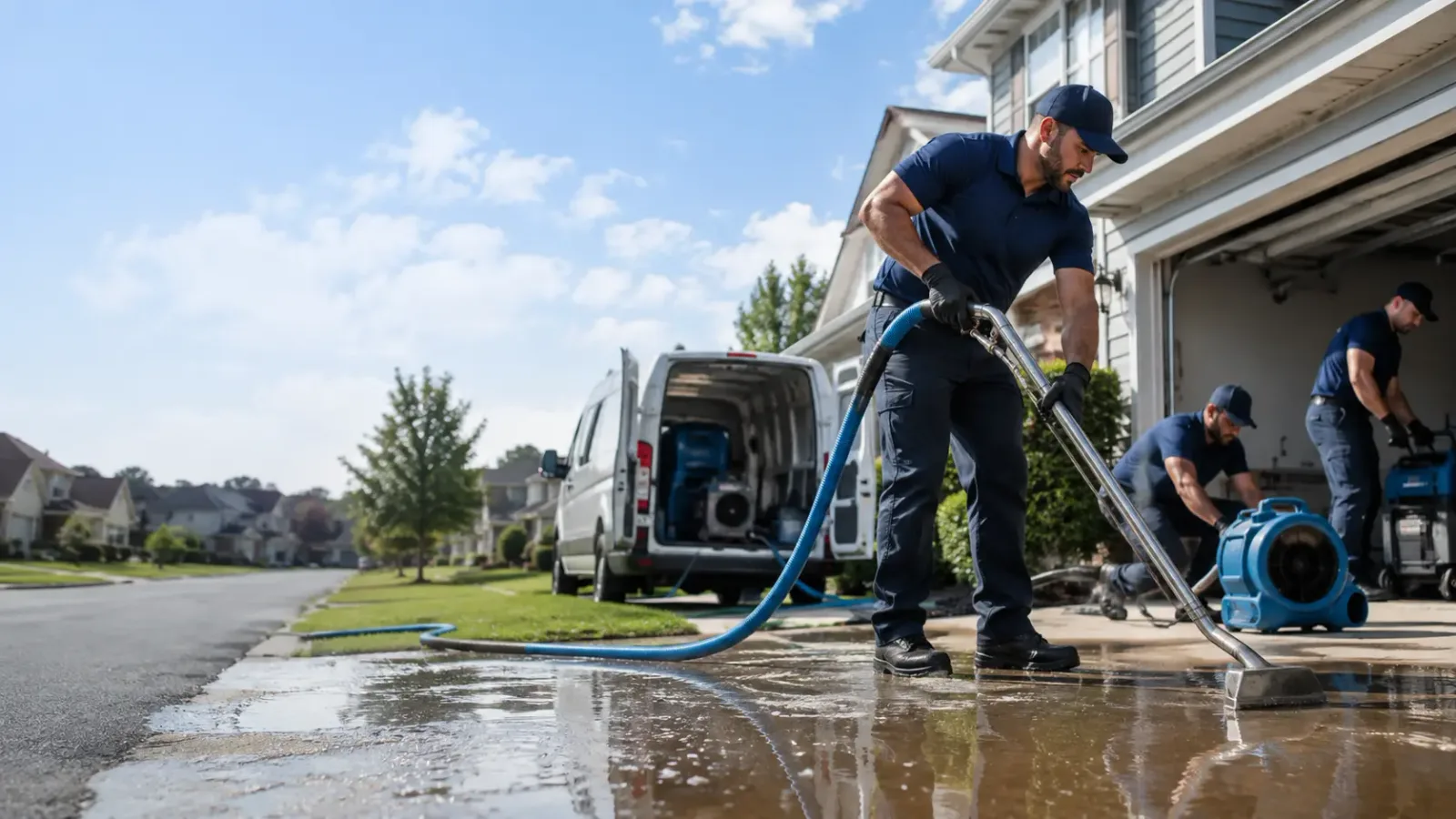 Flood Damage Restoration in New Blaine, AR